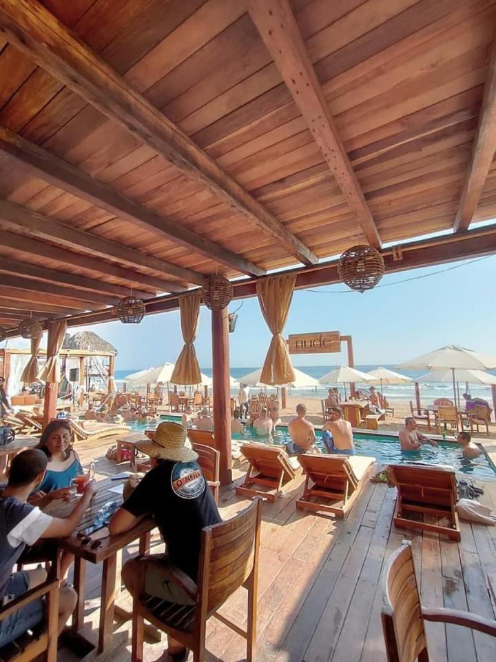 Hotel Nude Zipolite & Beach Club Dış mekan fotoğraf